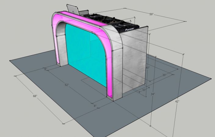 Illuminated DJ Table #205<br>1,234 x 788<br>Published 8 years ago