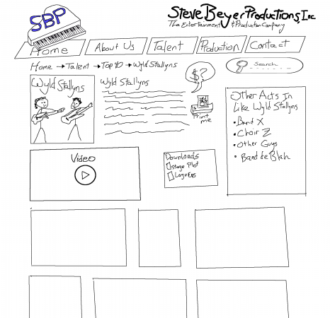 Talent Showcase WebApp #357<br>2,640 x 2,550<br>Published 8 years ago